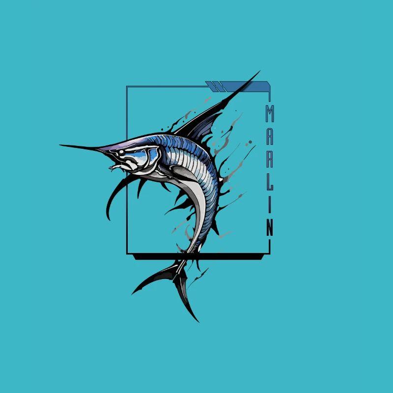Marlin Majesty: Graceful Marlin