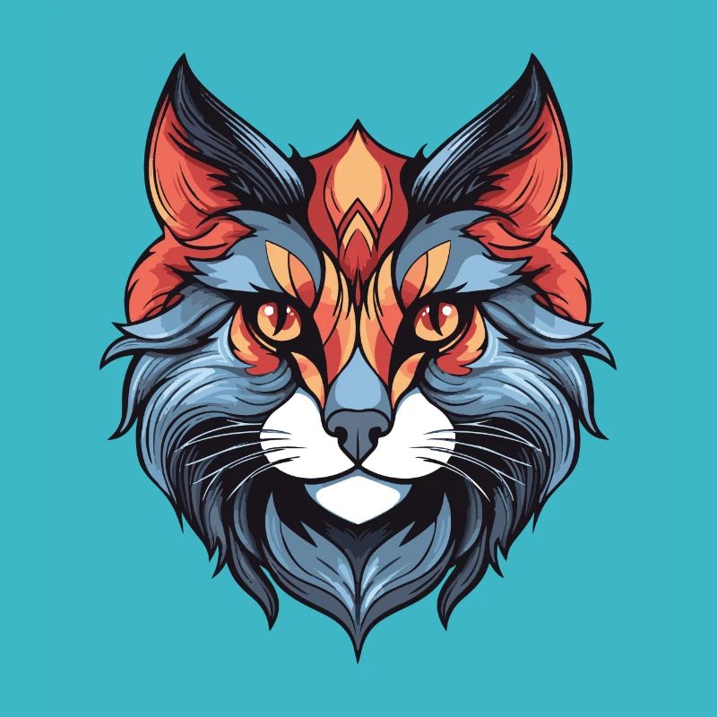 Katze Symbol Kopf