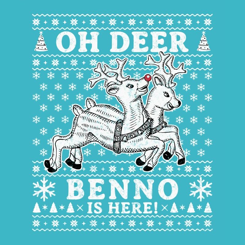 Oh Deer - Benno is here Ugly Weihnachten