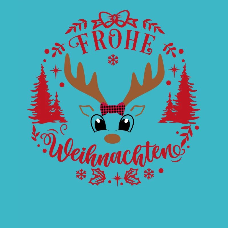 Frohe Weihnachten ein Elch Rentier