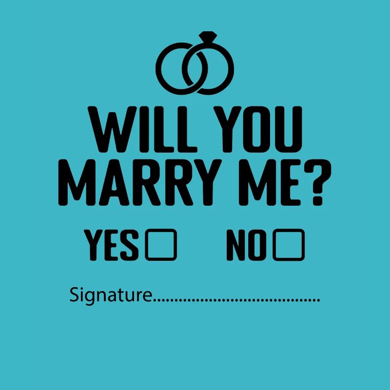 will you marry me ? : Proposition de mariage