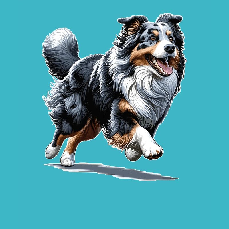 Berger Australien Bleu Merle Aussie Chiens