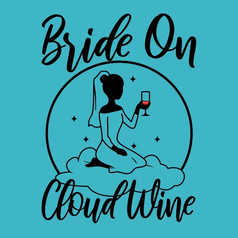 Bride on cloud wine