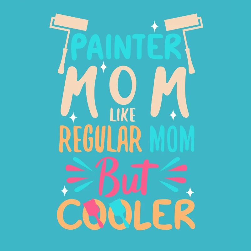 Maman peintre comme un papa normal mais plus cool
