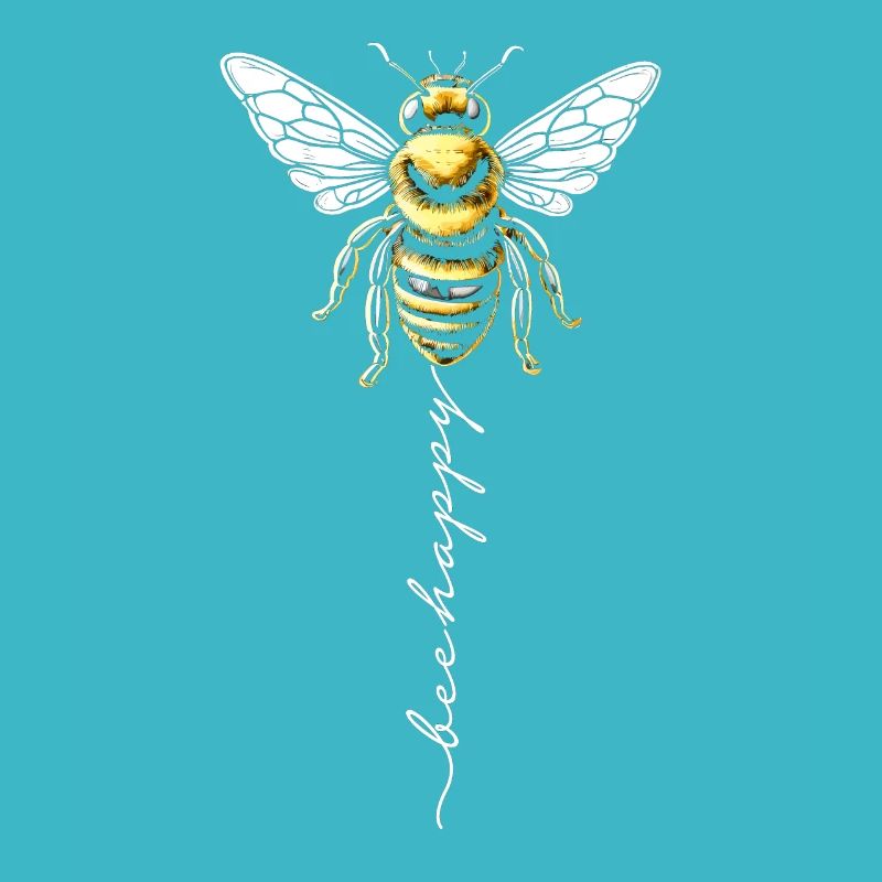 Abeille heureuse