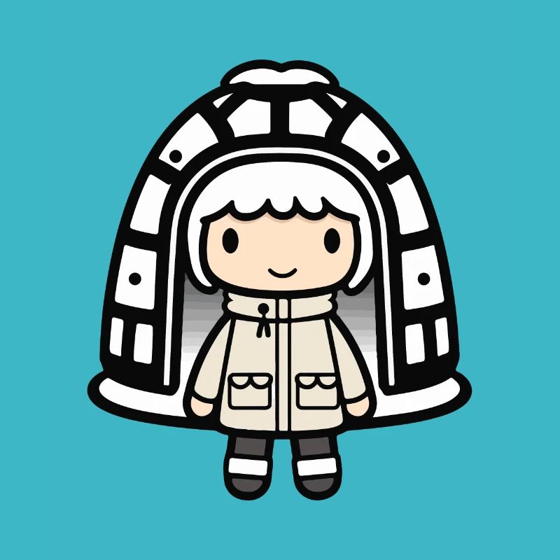 Hiver Eskimo Igloo Mignon