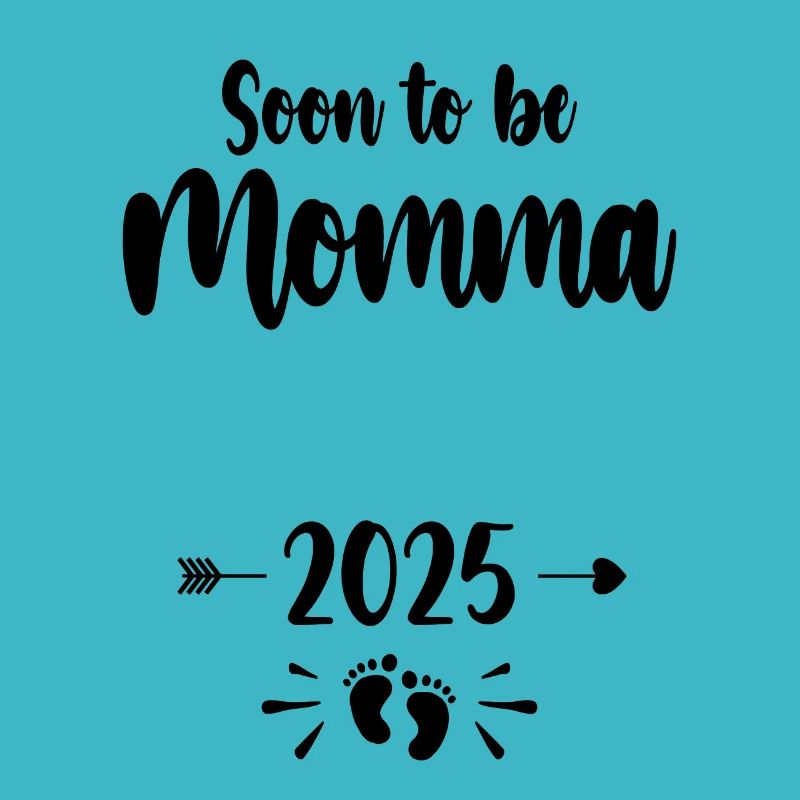 Mama Bald Mama 2025 Mutter Schwangere Kinder Mot