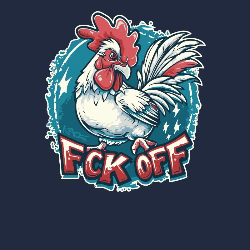 FCK OFF Hahn Huhn