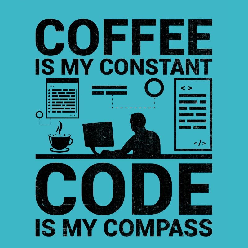 Kaffee-Codierung Programmierer Programmierer Entwickler Nerd Coff