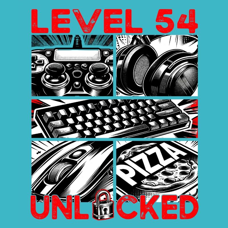 Geburtstag Level 54 freigeschaltet Gaming & Zocker