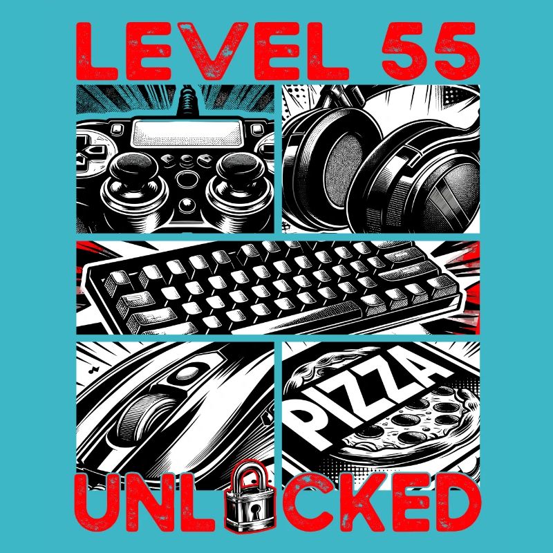 Geburtstag Level 55 freigeschaltet Gaming & Zocker
