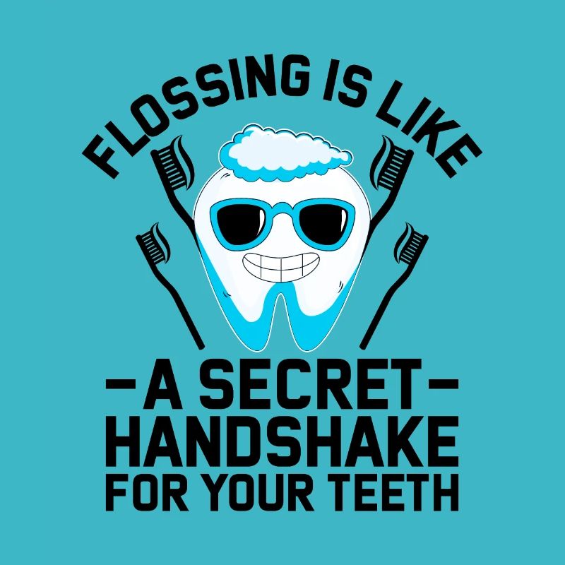 L’utilisation du fil dentaire est comme une poignée de main secrète pour vos dents