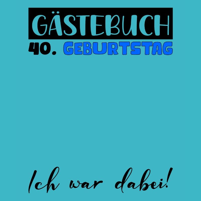 40 Geburtstag Geschenk Mann Deko Männer Gästebuch
