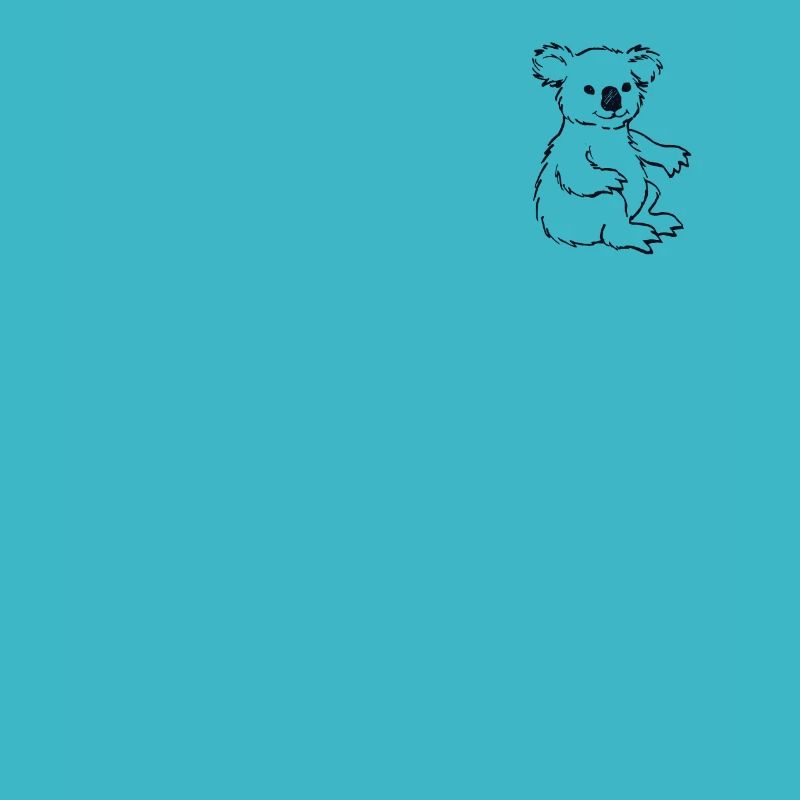 Koala Logo emblème Koalabear Eucalyptus amant Koala