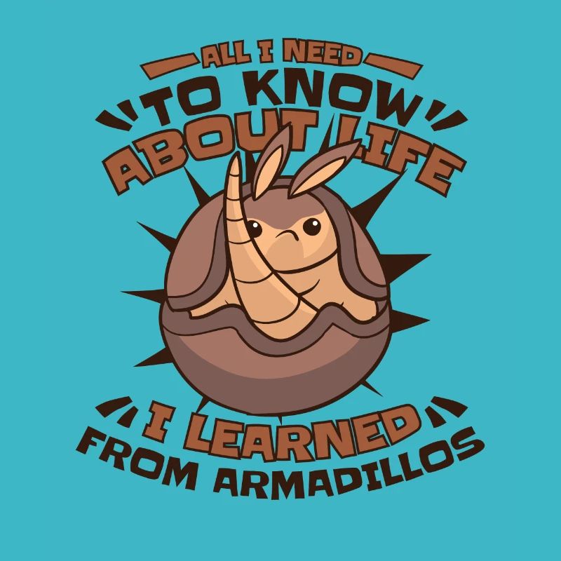 I Learned From Armadillos Pink Fairy Cingulata