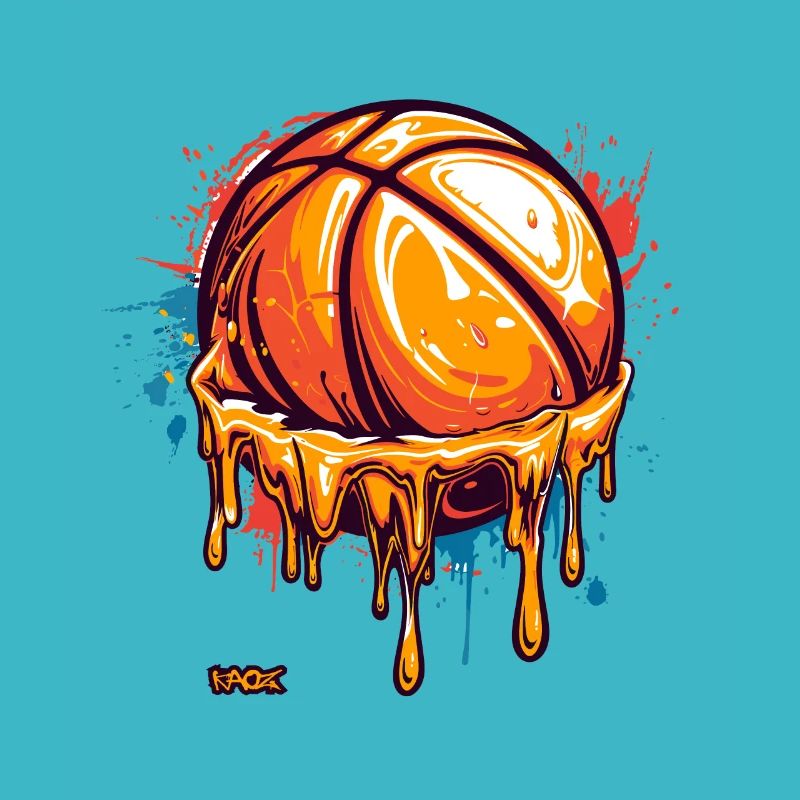 Basket-ball éclaboussant