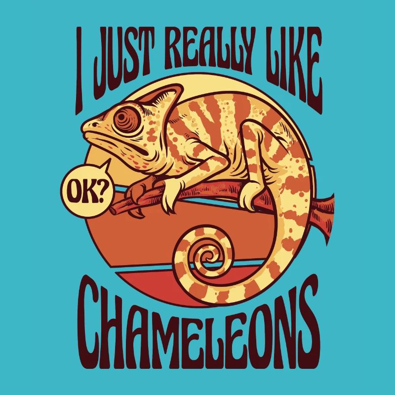 Juste comme Chameleons Voiled Panther Lover