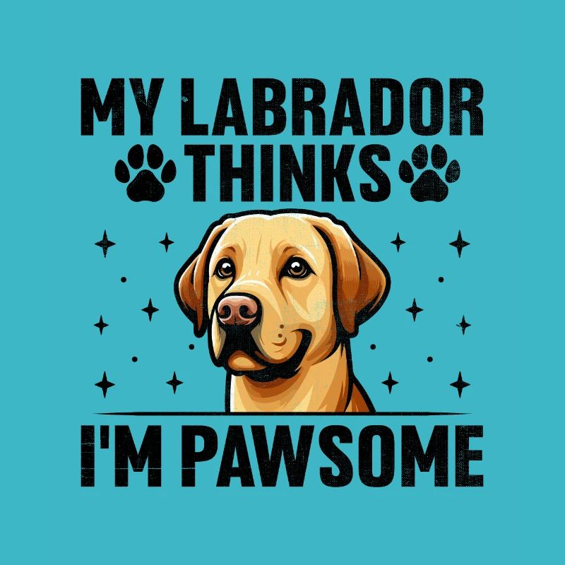 Mein Labrador denkt, ich sei ein pfotenhafter Lab Retriever Labra