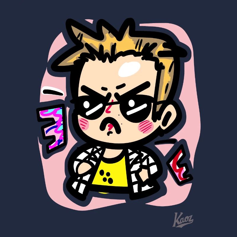 Cooler kleiner Junge