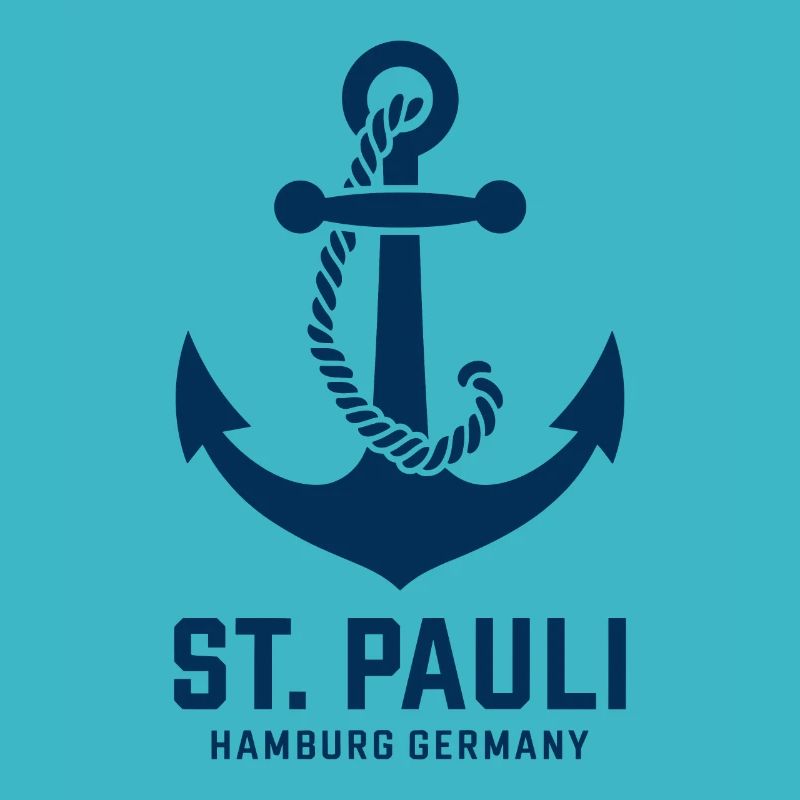 St. Pauli Hamburg Anker Reeperbahn