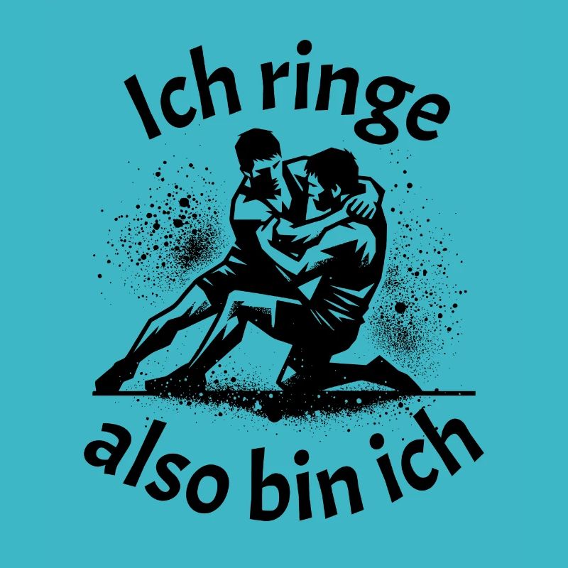 Ich ringe also bin ich mit zwei Ringern