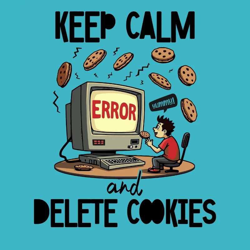 Keep Calm And Delete Cookies IT Nerd