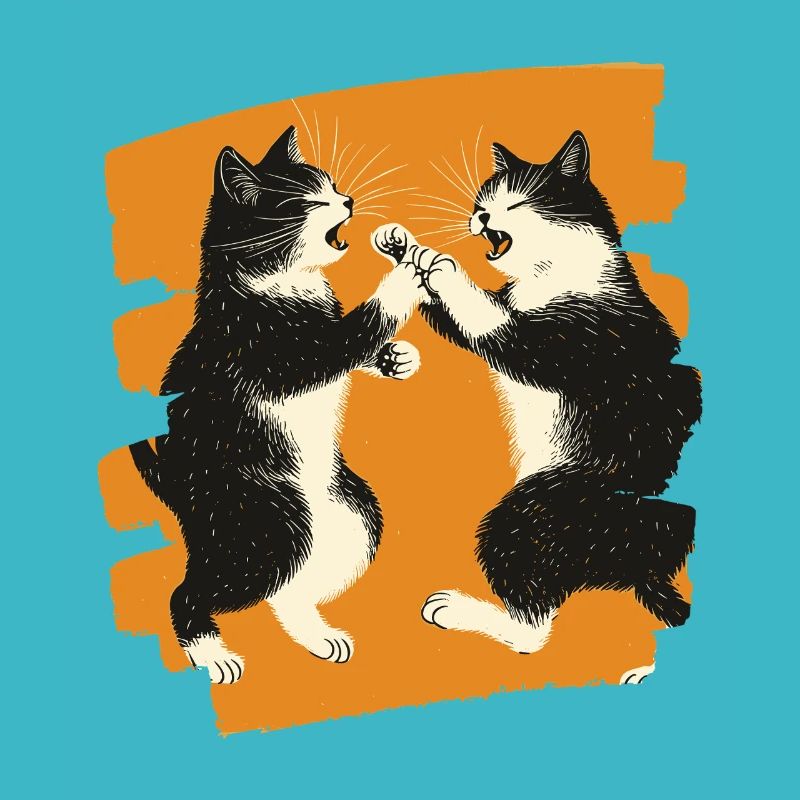 Combat de chats japonais