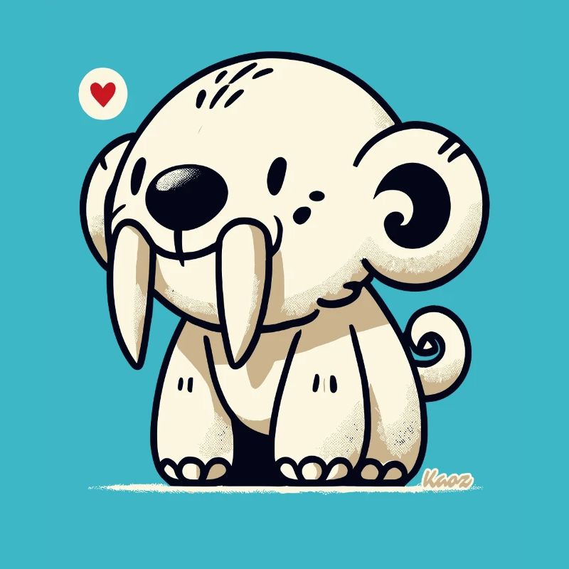 Cute Sabertooth Animal