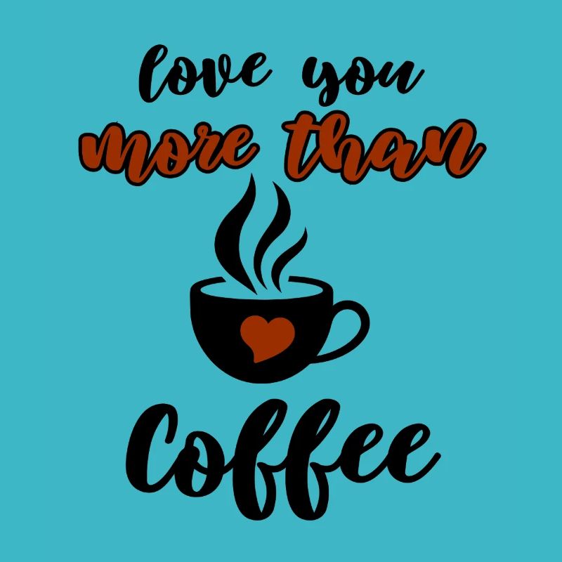 Lustiges Kaffee & Liebe Design
