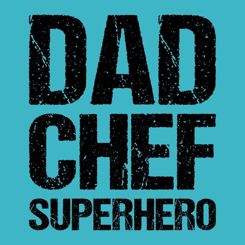 Dad Chef Superheld Papa