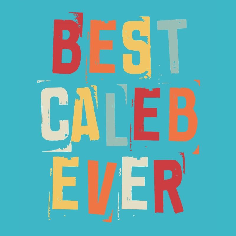 Best Caleb Ever Vorname Retro Text Geschenk