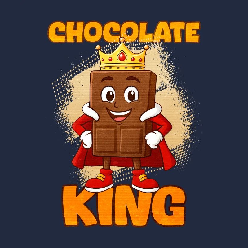 Chocolate King with Crown