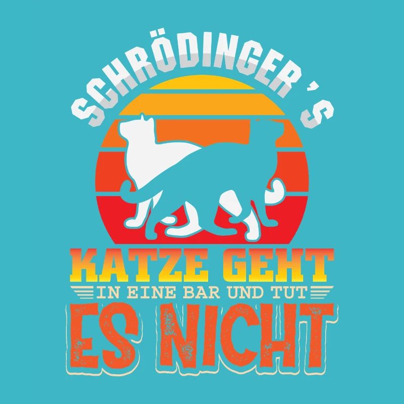 Le chat de Schrödinger Nerd Geek Physicien Science