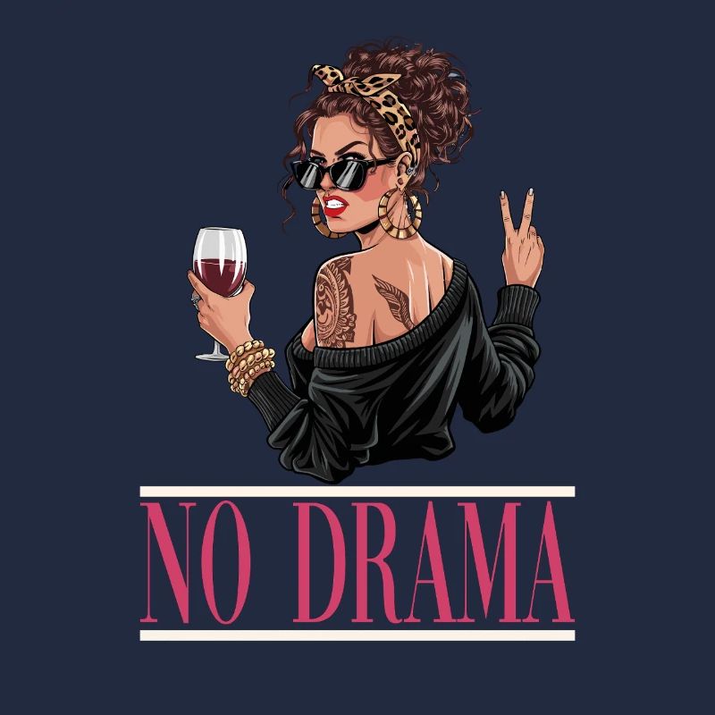 Imprimé style diva sans drame