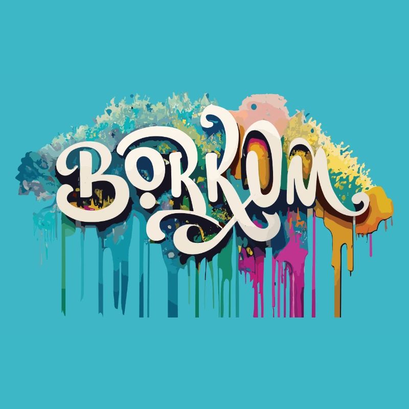 Borkum Graffiti lettrage