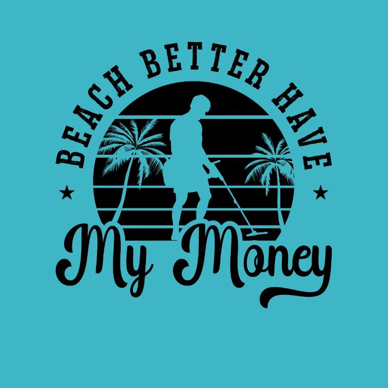 Beach Better Metal Detection Retro Dig Detectorist