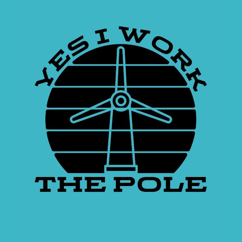 Yes I Work The Retro Windmill Turbine Technician