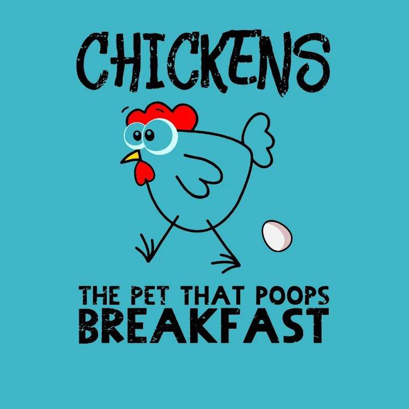 Chicken Breakfast - Hühner Frühstück Eier Geschenk