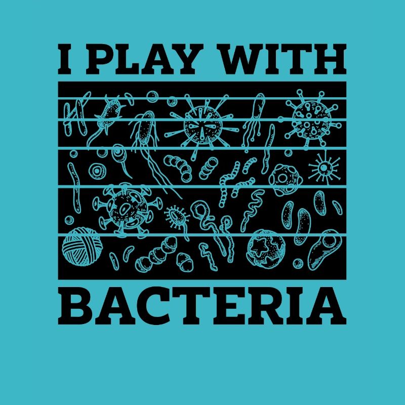 I Play With Bacteria Retro Doctor Microbiologists