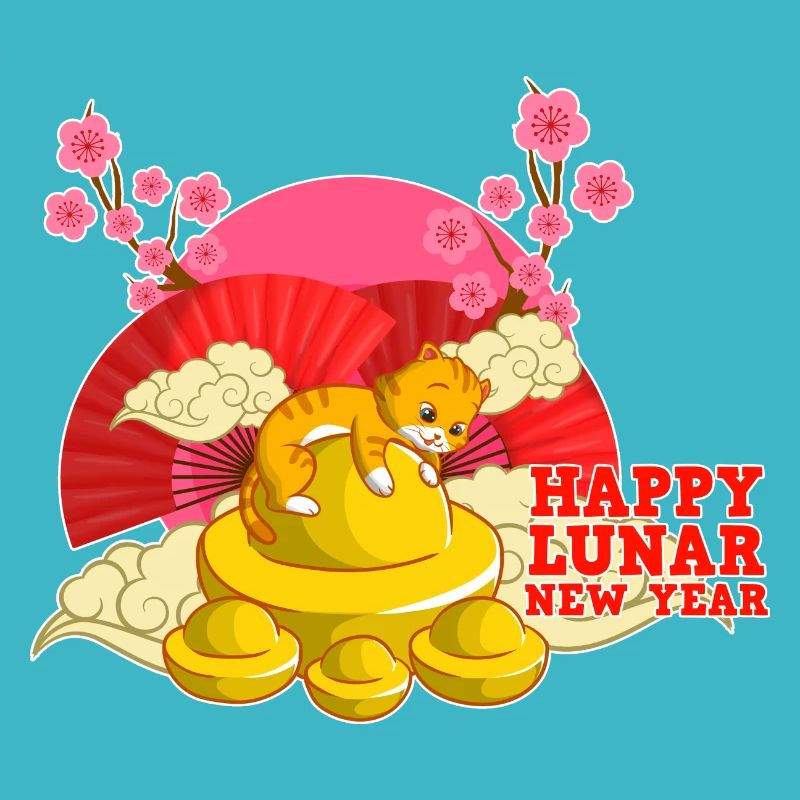 Vietnamese New Year Cat 2023 I Gift