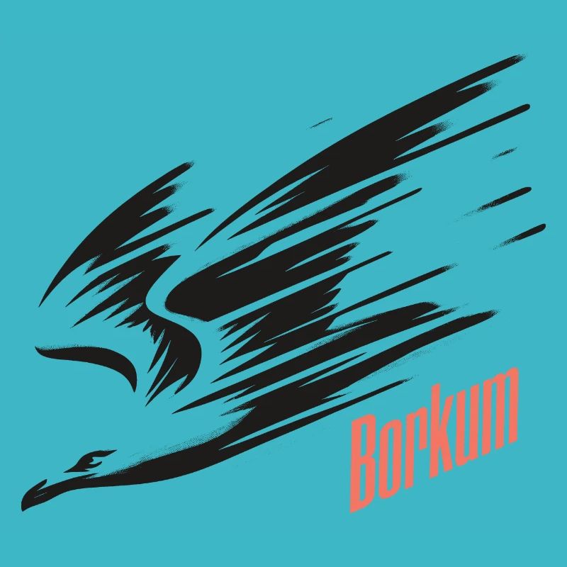 Borkum Dive Low Flyer Seagull Vacation T-Shirt