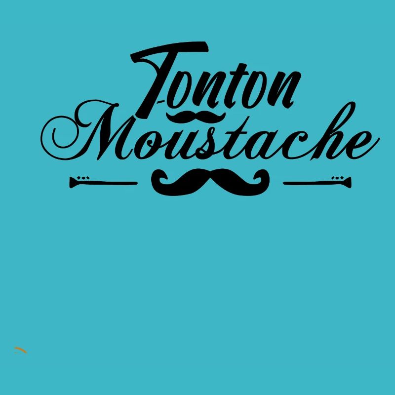 tonton moustache, Idée cadeau d'élégance.