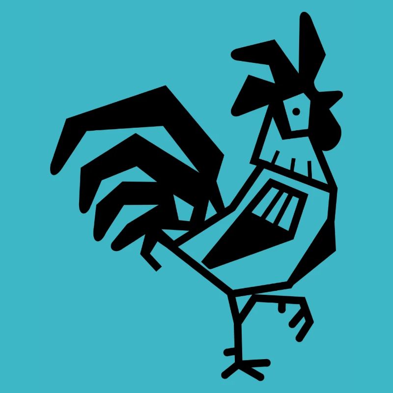 Oiseau coq poulets