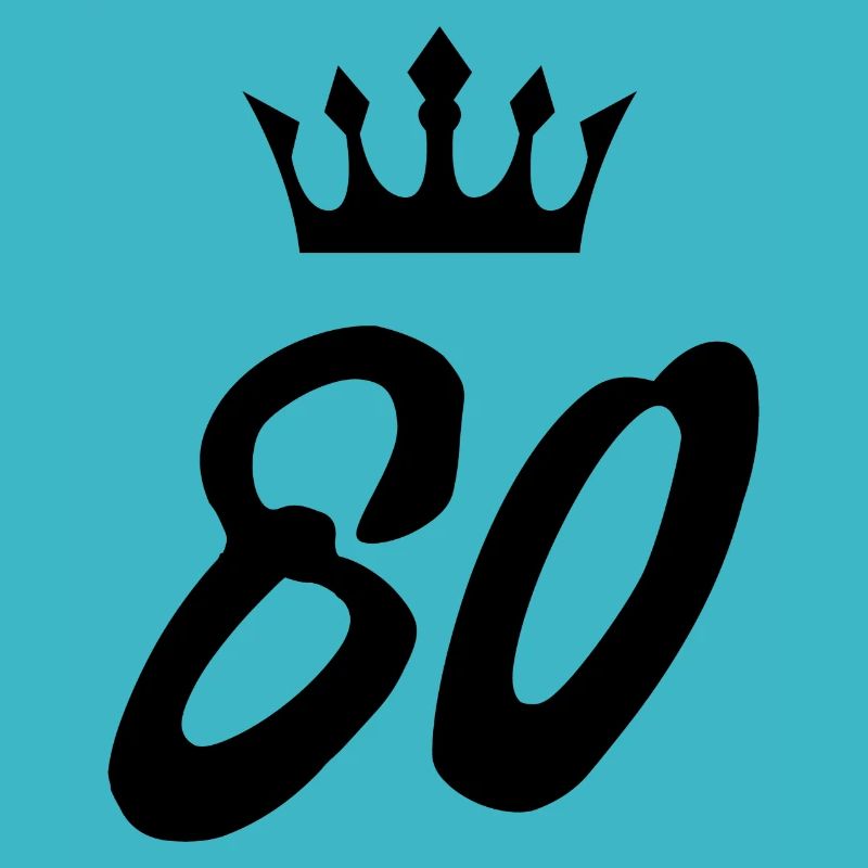 80 Number crown