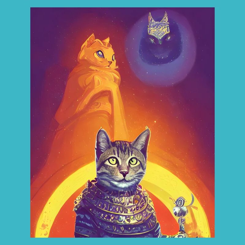 Dieu égyptien Chat