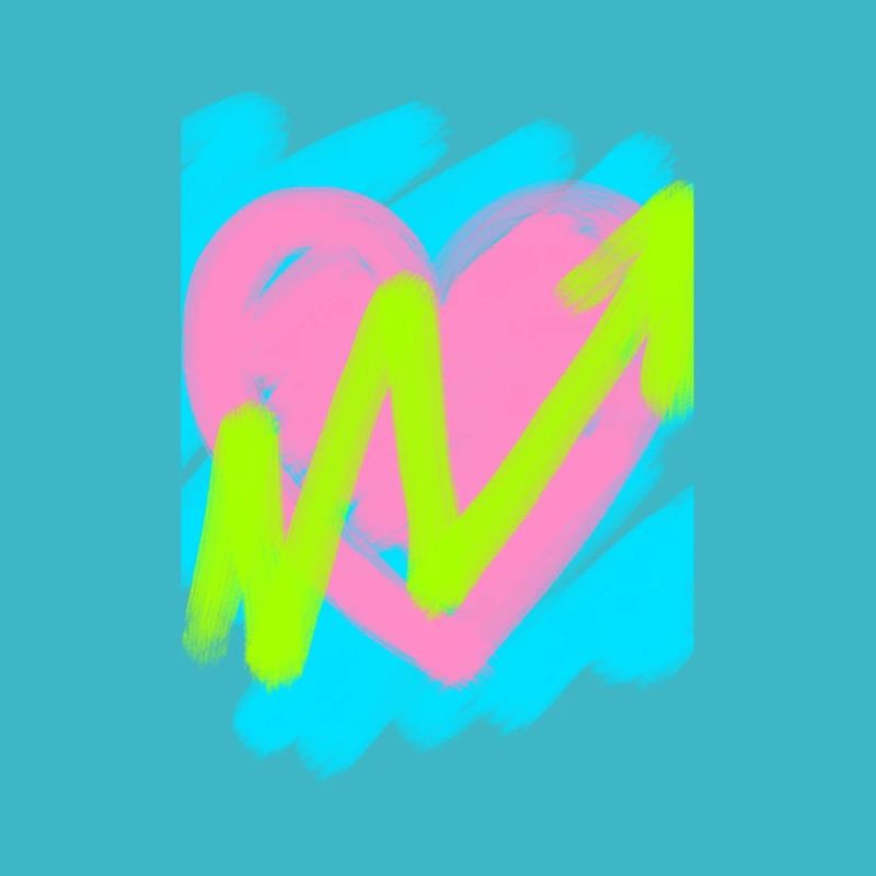 Herz mit Marker