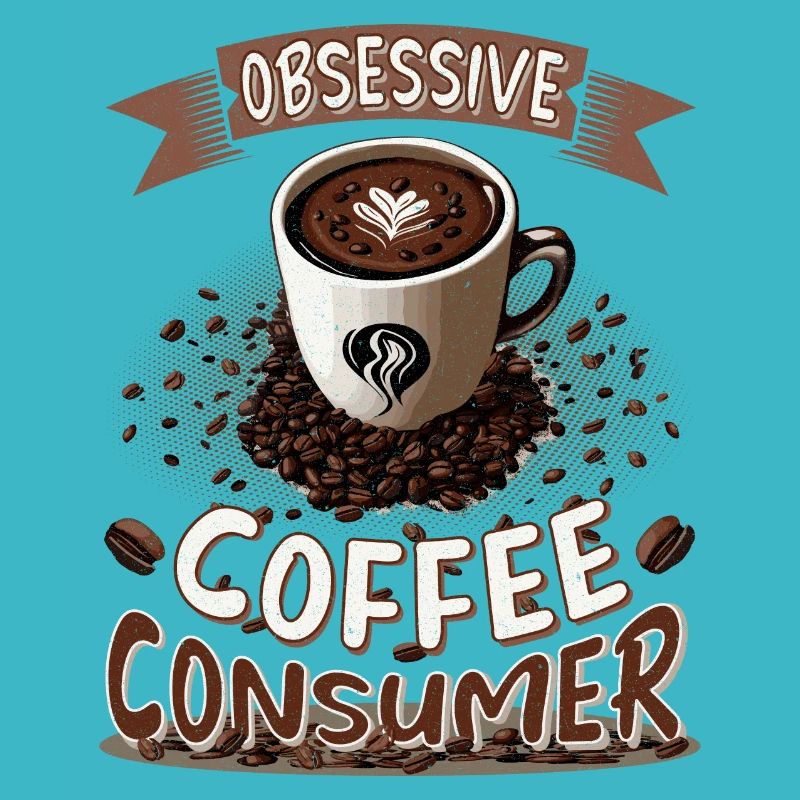 Obsessive coffee consumer - Kaffeekonsumet im Büro