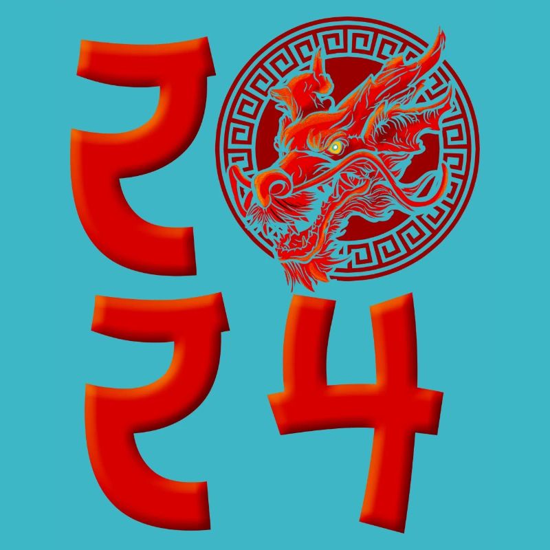 Chinesisches Neujahr Drache China Asian I Geschenk