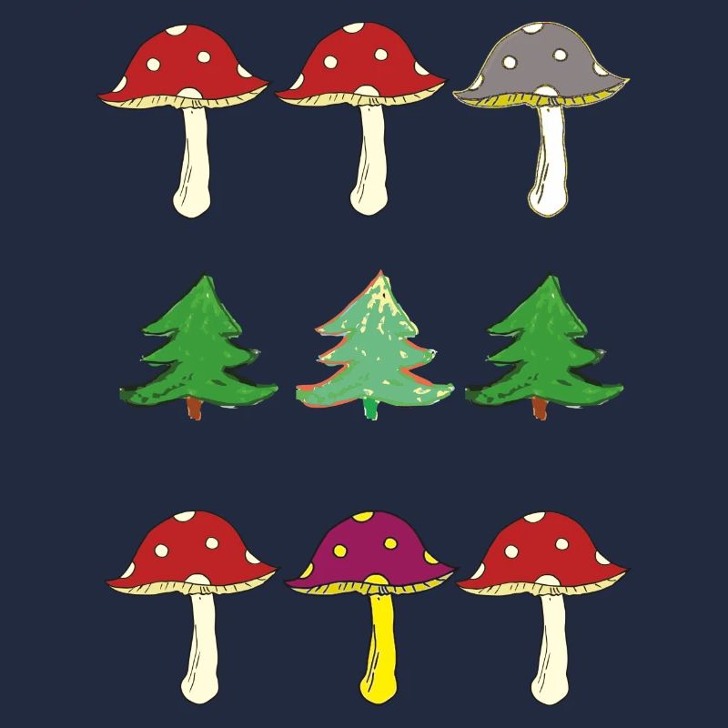 Toadstools and forest
