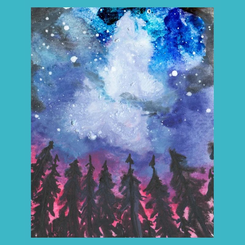 Wald bei Nacht